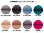 Steppelt, egyszínű, vastag vászon falvédő - választható színben